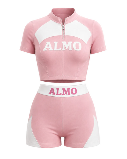 ALMO Zip Set — Blush