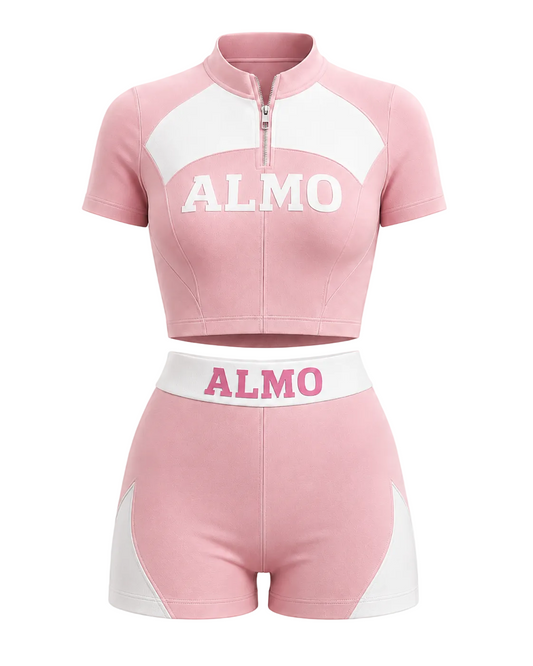 ALMO Zip Set — Blush