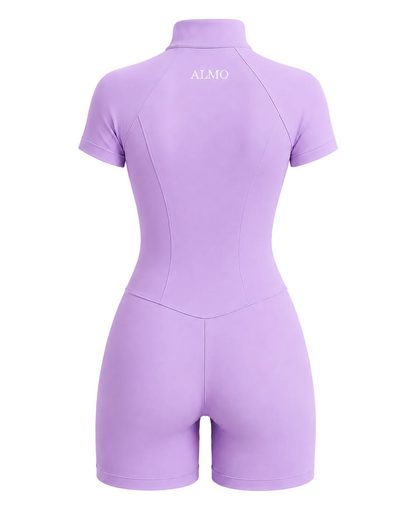 ALMO Zip Romper — Lilac