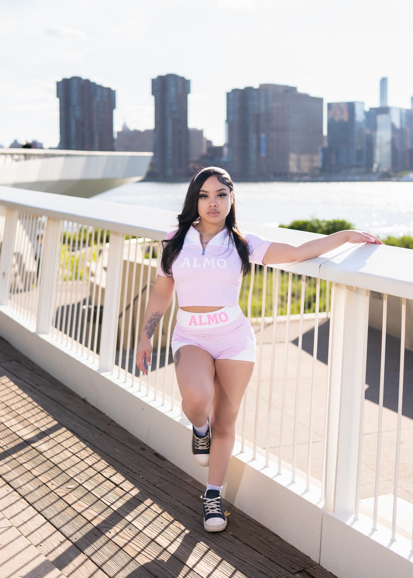 ALMO Zip Set — Blush